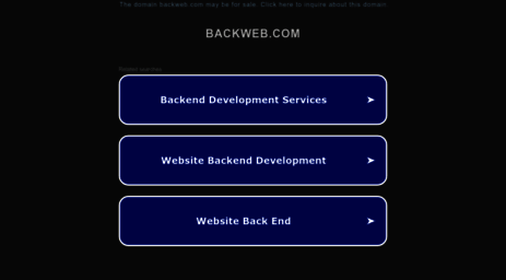 backweb.com