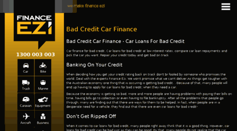 bad-credit-car.financeezi.com.au