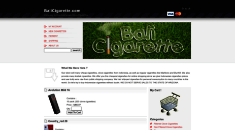 balicigarette.com