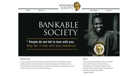 bankablesociety.com