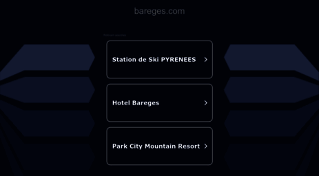 bareges.com