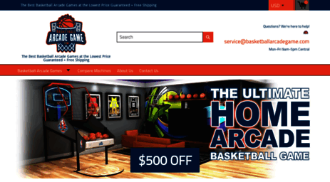 basketballarcadegame.com