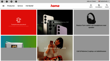be.hama.com