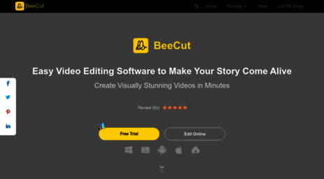 for mac instal BeeCut Video Editor 1.7.10.5