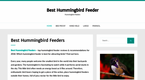 besthummingbirdfeeder.org