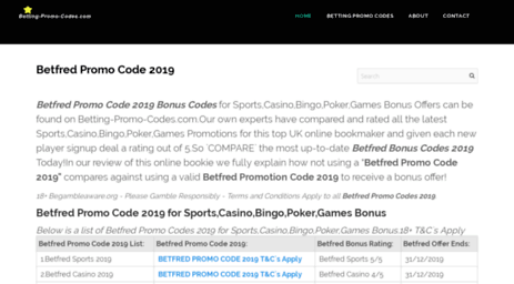 Visit Betting-promo-codes.com - Betting Promo Codes - Find the latest Bet365 Bonus Code.