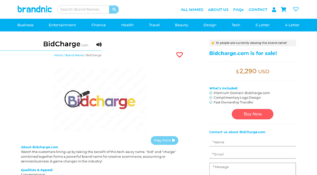 bidcharge.com