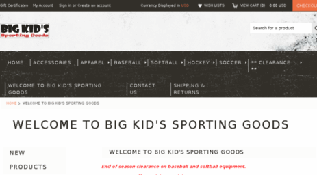 bigkidssportinggoods.com