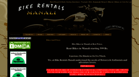 bikerentalsmanali.com