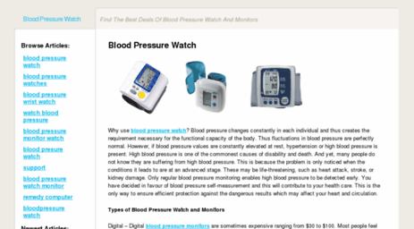 bloodpressurewatch.net