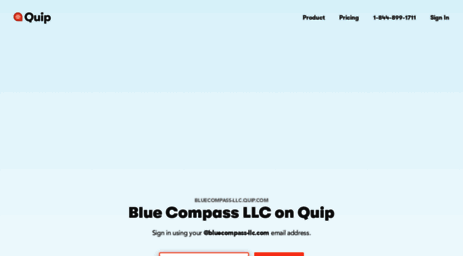 bluecompass-llc.quip.com