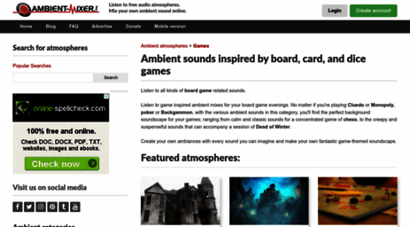 boardgames.ambient-mixer.com