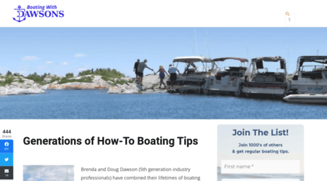 boatingwithdawsons.com
