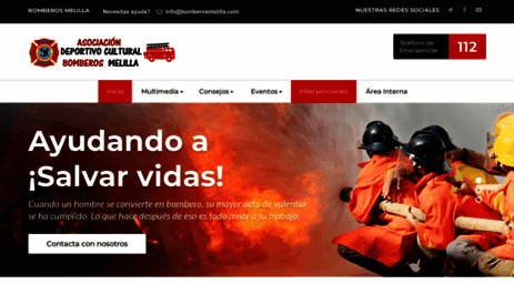 bomberosmelilla.net