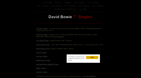 bowie-singles.com