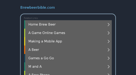 brewbeerbible.com