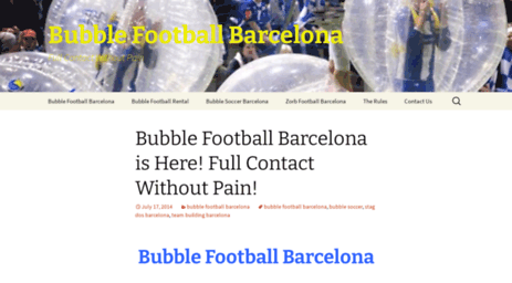 bubblefootballbarcelona.org