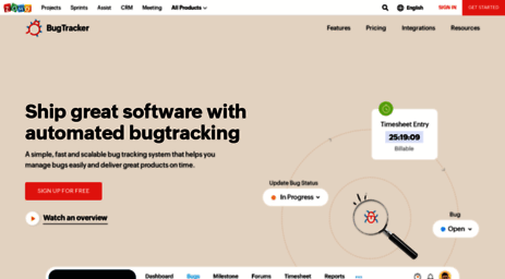 bugtracker.zoho.com