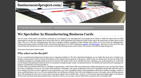 businesscardproject.com
