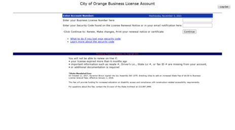 businesslicense.cityoforange.org