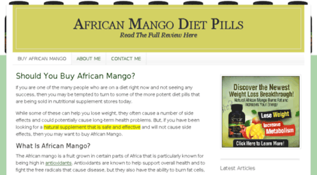 buyafricanmangodietpills.com