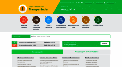 camaraaraguaina.megasofttransparencia.com.br