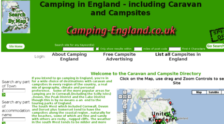 camping-england.com