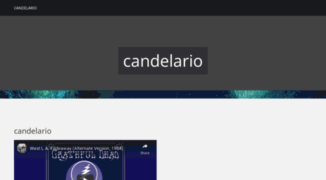 candelario.info
