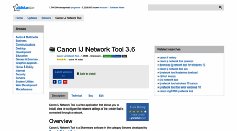 canon-ij-network-tool.updatestar.com