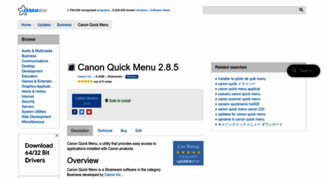 canon-quick-menu.updatestar.com