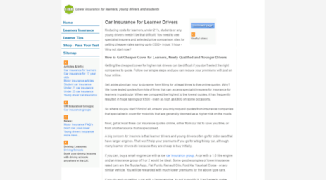 car-insurance-for-learner-driver.com