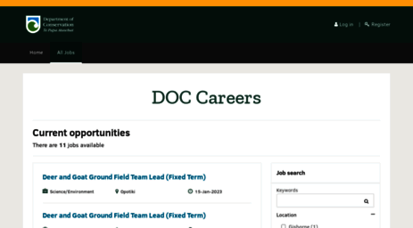 careers.doc.govt.nz