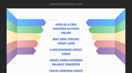 cashcardservice.com