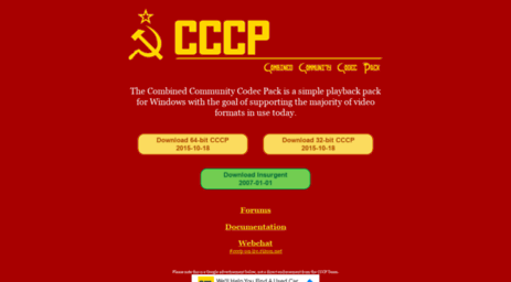 cccp combined community codec