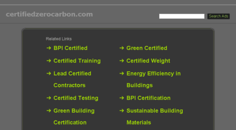 certifiedzerocarbon.com