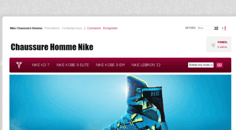 chaussurehommenike.com