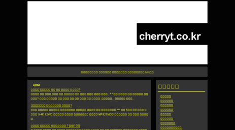 cherryt.co.kr