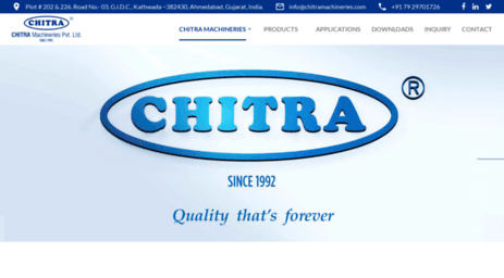 chitramachineries.com