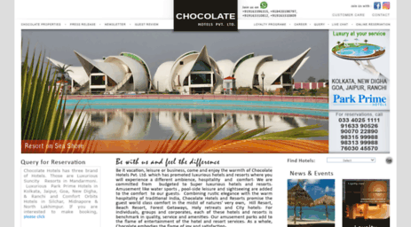 chocolatehotels.in