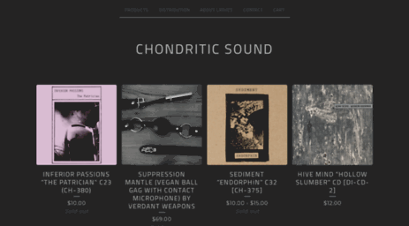 chondriticsound.com