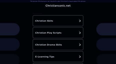 christiansonic.net