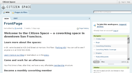 citizenspace.pbwiki.com