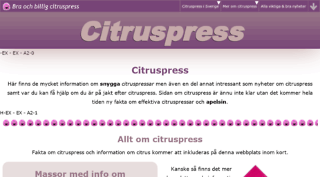 citruspress.se