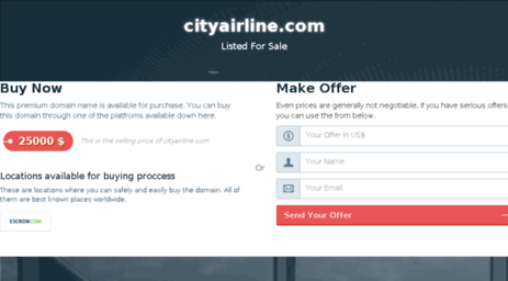 cityairline.com