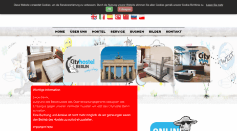 cityhostel-berlin.com