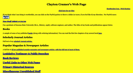 claytoncramer.com