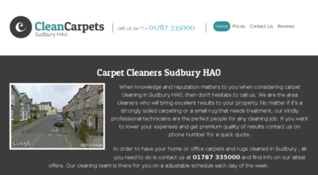 cleancarpetssudbury.co.uk