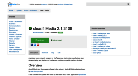 clear-fi-media.updatestar.com