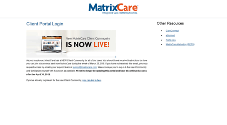 clients.matrixcare.com