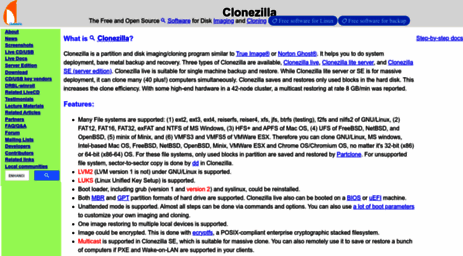 clonezilla.org